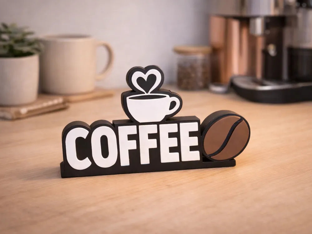 Letrero decorativo Coffee Bar