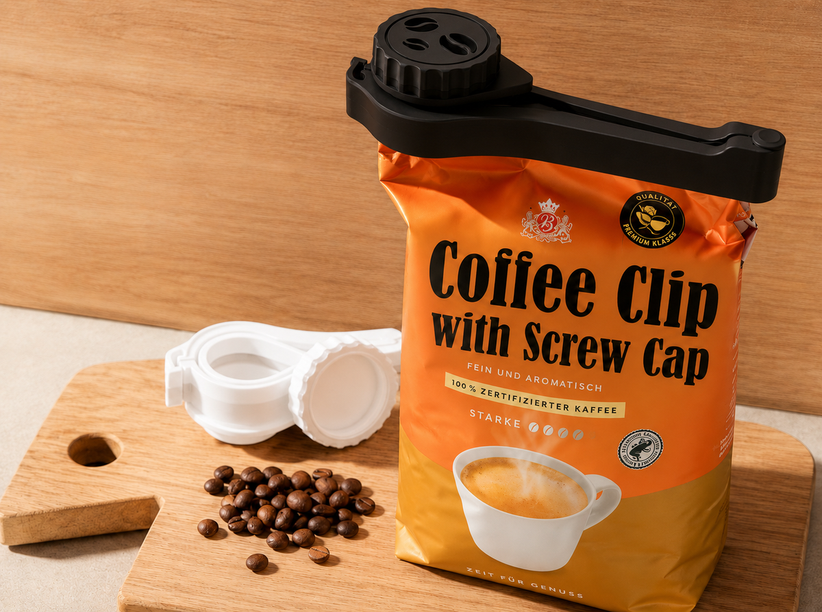 Clip Sellador para Bolsas de Café